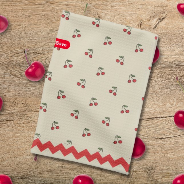 Cherries Hand Towel  (Creator Uploaded)