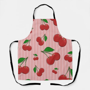 Cherries Illustration Apron
