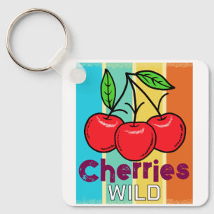 Cherries Key Ring