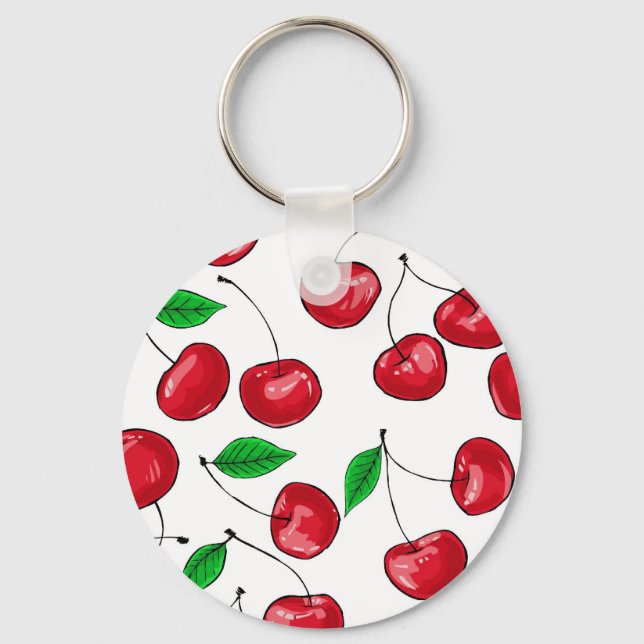 Cherries Key Ring (Front)