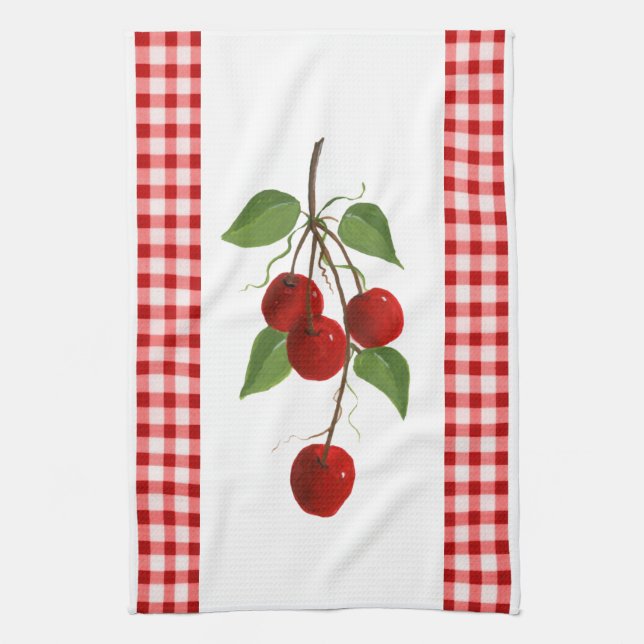 Cherries Kitchen Towel (Vertical)