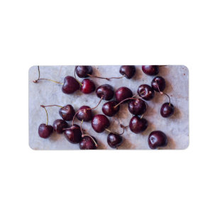 Cherries  label