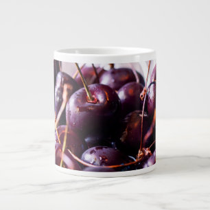 Cherries large coffee mug
