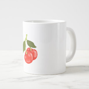 Cherries Large Coffee Mug