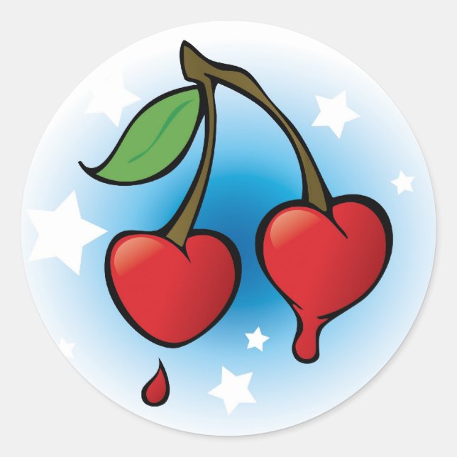 Cherries Love - Sticker (Front)