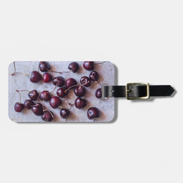Cherries  luggage tag (Front Horizontal)