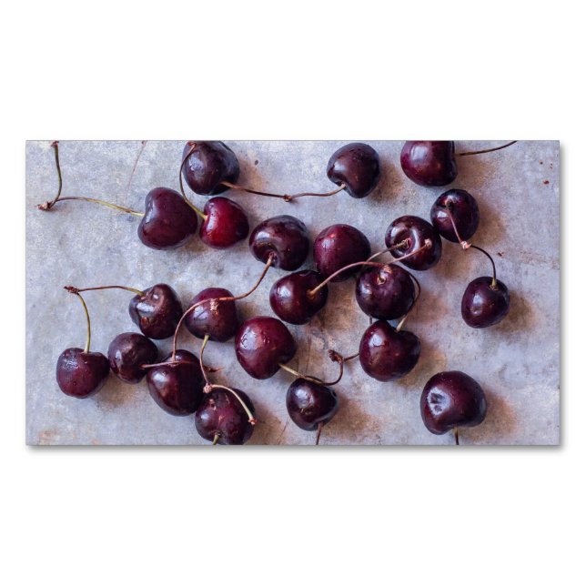 Cherries Magnetic Business Card (Front)