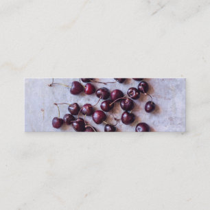 Cherries mini business card