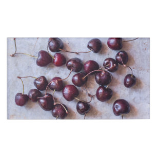 Cherries name tag