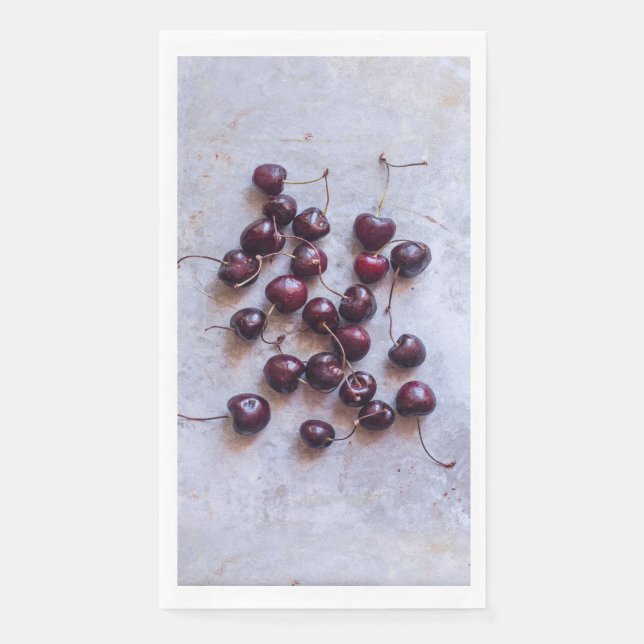 Cherries Napkin (Front)