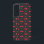 Cherries pair samsung galaxy case<br><div class="desc">Give your cell phone a touch of candy with our cherry cover!</div>