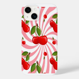 Cherries Pattern Case-Mate iPhone 14 Case