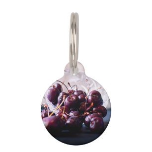Cherries pet tag