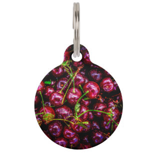 Cherries Pet Tag