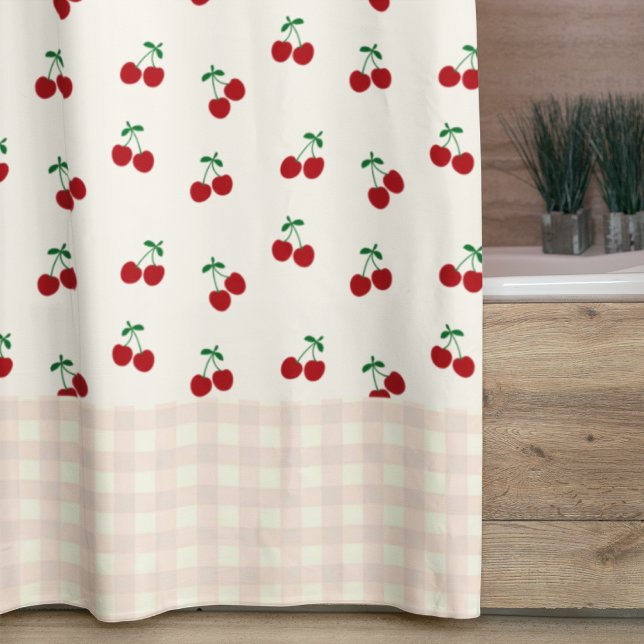 Cherries Shower Curtain (Creator Uploaded)