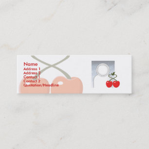 Cherries - Skinny Mini Business Card