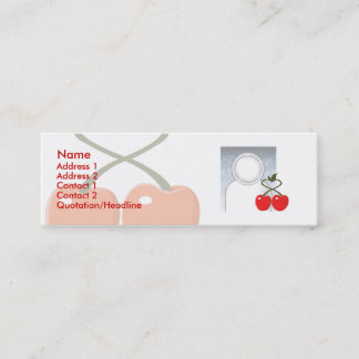 Cherries - Skinny Mini Business Card
