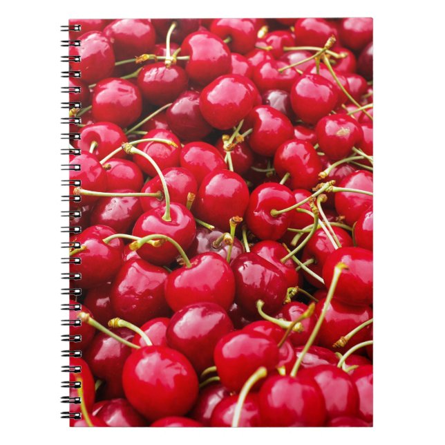 Cherries Spiral Notebook (Front)