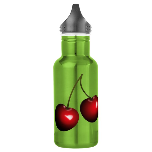 Cherries Stainliess Steel Water Bottle (Left)