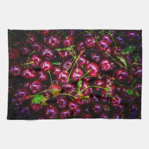 Cherries Tea Towel