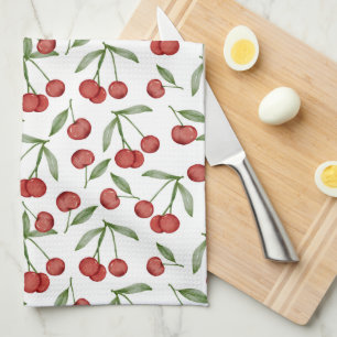 Cherries Tea Towel