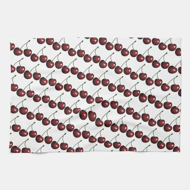 Cherries Tea Towel (Horizontal)