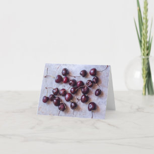 Cherries Thank You Card