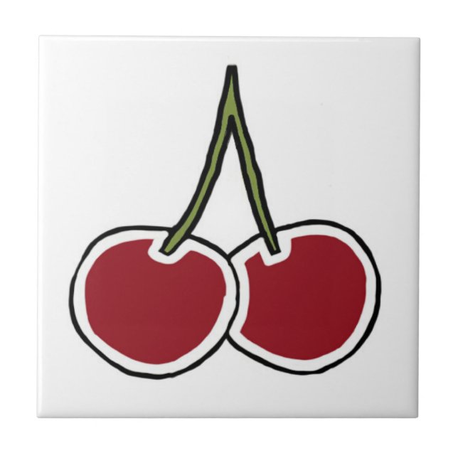 Cherries Tile (Front)
