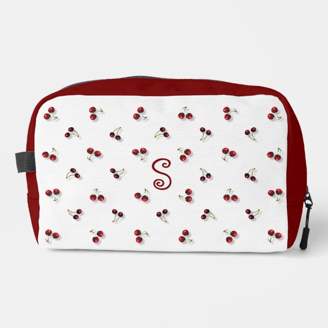 Cherries Toiletry Bag (Front)