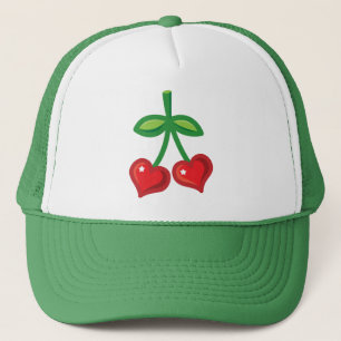 cherries trucker hat