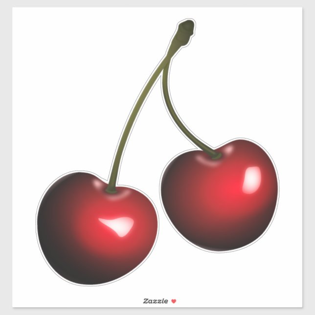 Cherries Vinyl Stickers  (Sheet)