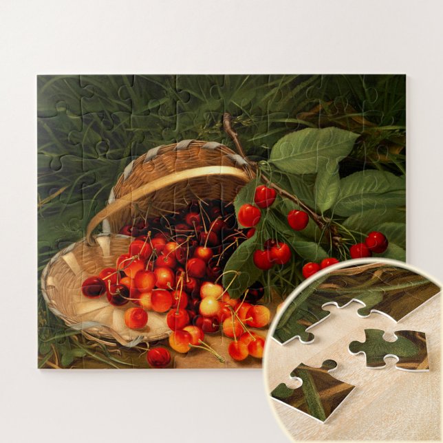 Cherries, Virginia Granberry Fine Art Jigsaw Puzzle (Creator Uploaded)