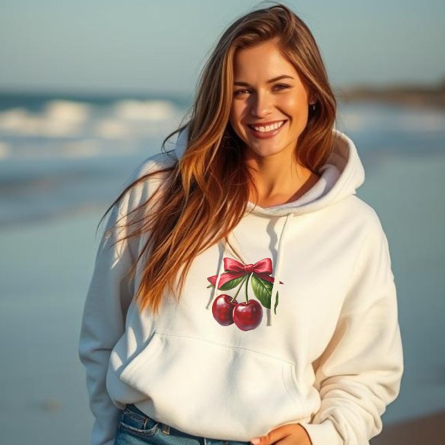 Cherries With A Bow- Hoodie (Cherries with a bow, Hoodie)