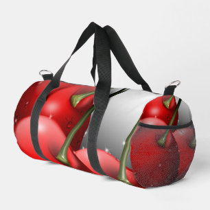 Cherries with Dew Drops Duffle Bag