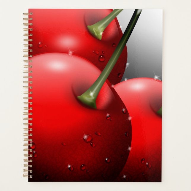 Cherries with Dew Drops Planner (Front)
