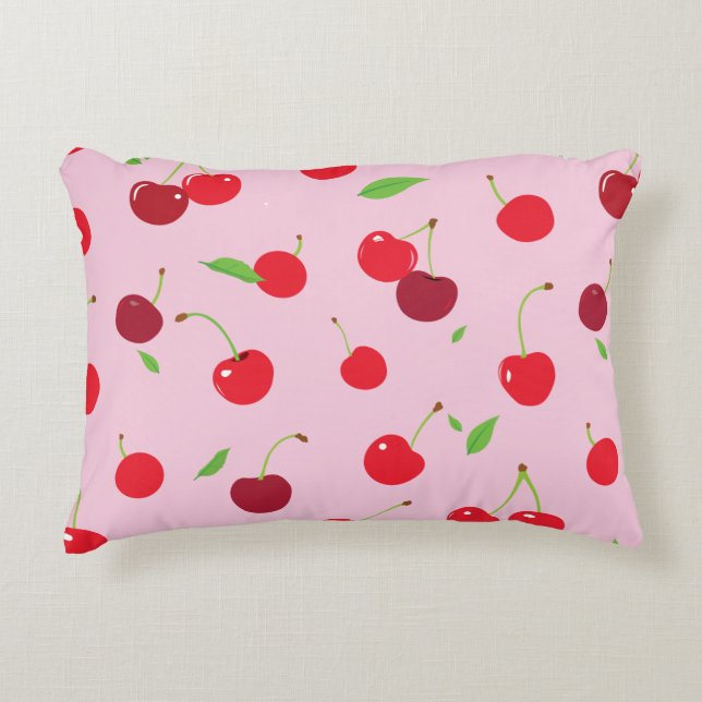Cherry 3 decorative cushion (Front)