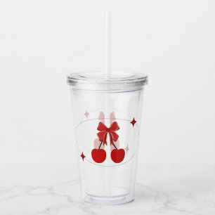 Cherry Acrylic Tumbler
