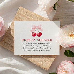 Cherry Baby Shower Display Shower Enclosure Card