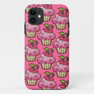 Cherry Berry Cupcake iPhone 5 Case-Mate Case