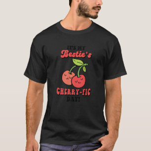Cherry Birthday Greeting Fruit Celebration Bday T-Shirt