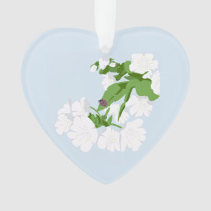 Cherry bkossom  ornament