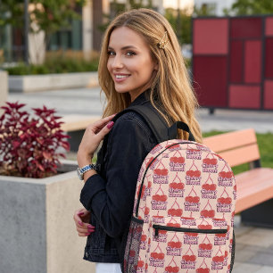 Cherry Bloom Printed Backpack
