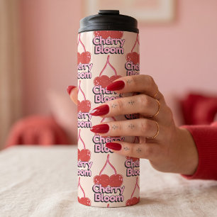 Cherry Bloom Thermal Tumbler