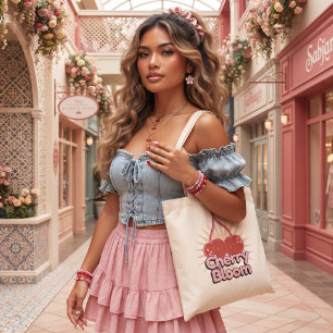 Cherry Bloom Tote Bag
