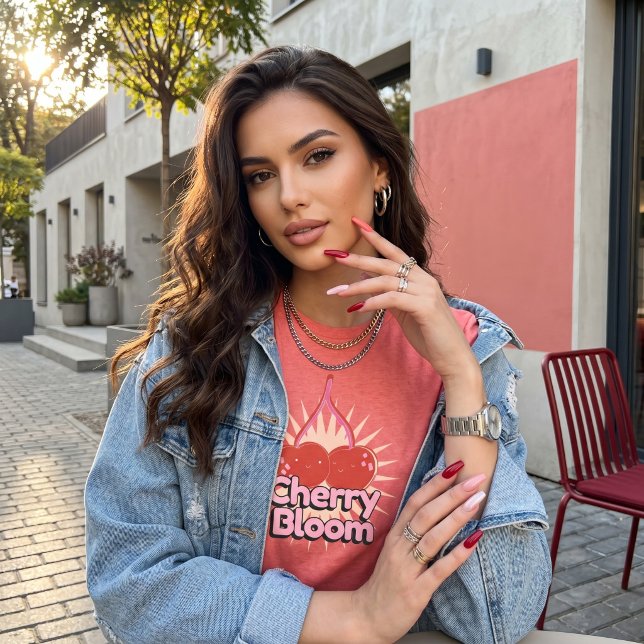 Cherry Bloom Tri-Blend Shirt (Creator Uploaded)