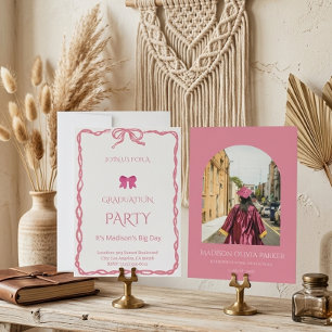Cherry Bloom: Viral Aesthetic Graduation Invitation