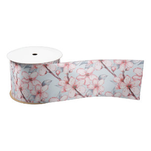 Cherry blossom 3 satin ribbon