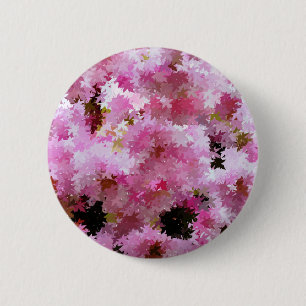 CHERRY BLOSSOM 6 CM ROUND BADGE