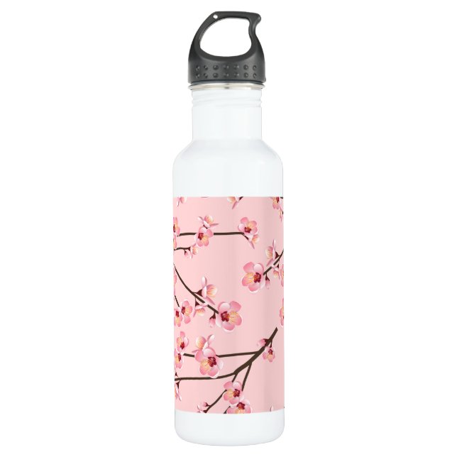 Cherry Blossom 710 Ml Water Bottle (Front)