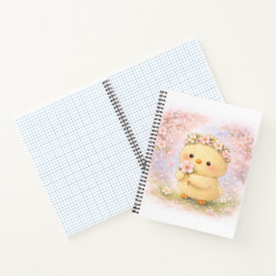 Cherry Blossom Alma Notebook Cute Spring Chick